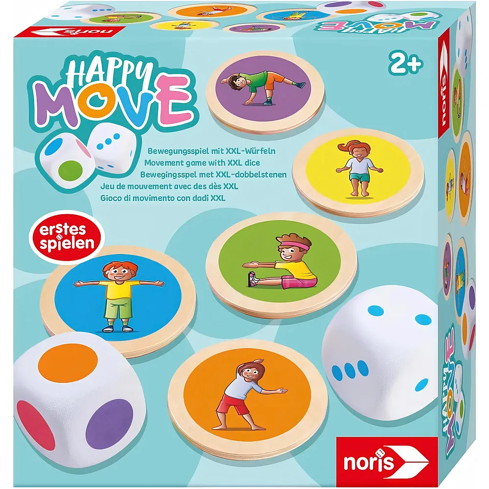 Noris Happy Move - Bewegungsspiel mit XXL-W�rfeln