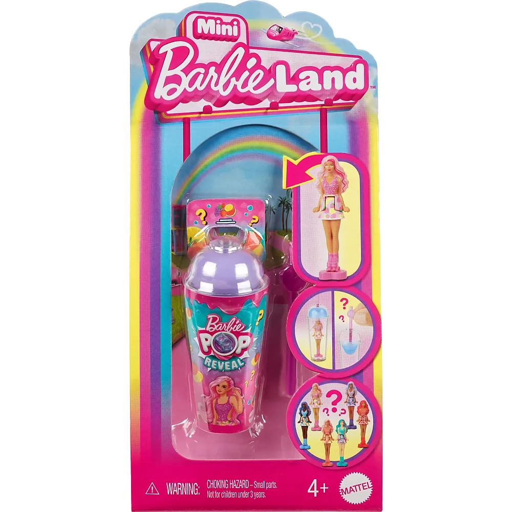 Mini BarbieLand Pop Reveal Puppe