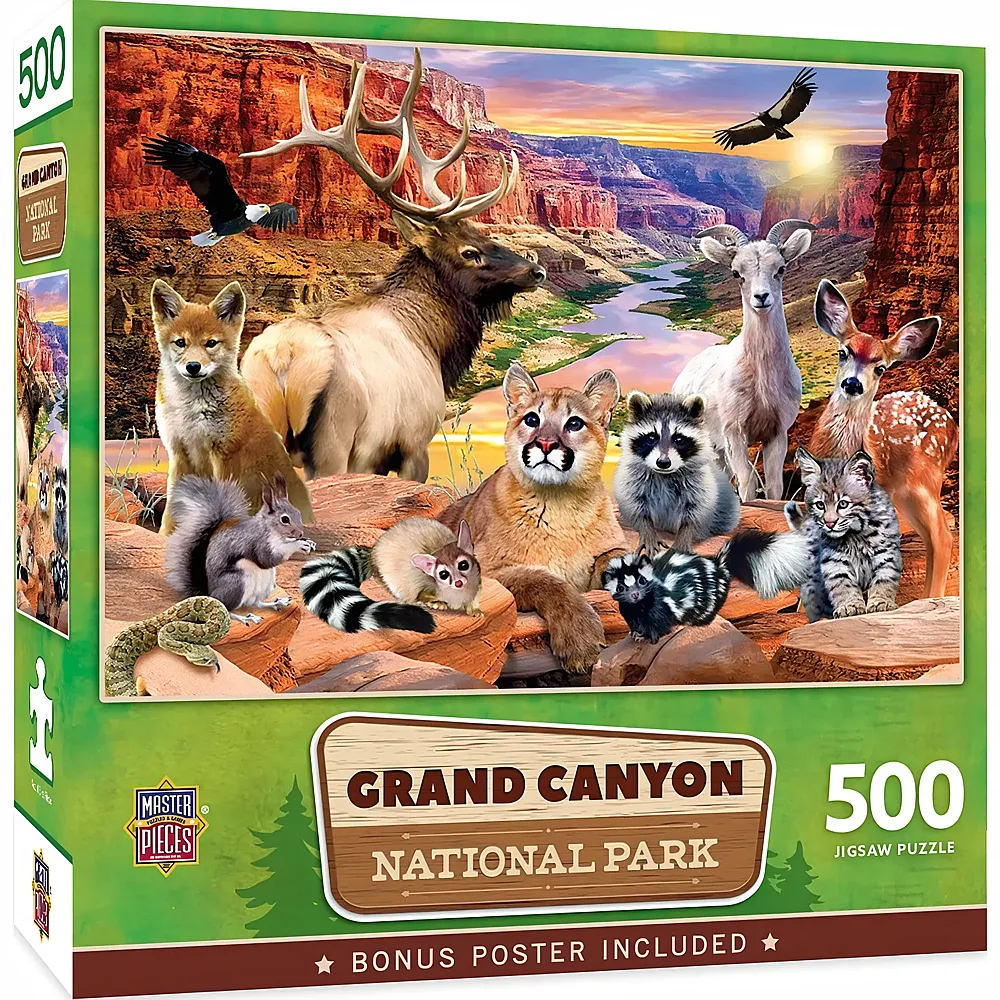 Master Pieces Puzzle Nationalparks Grand Canyon - 500 Teile