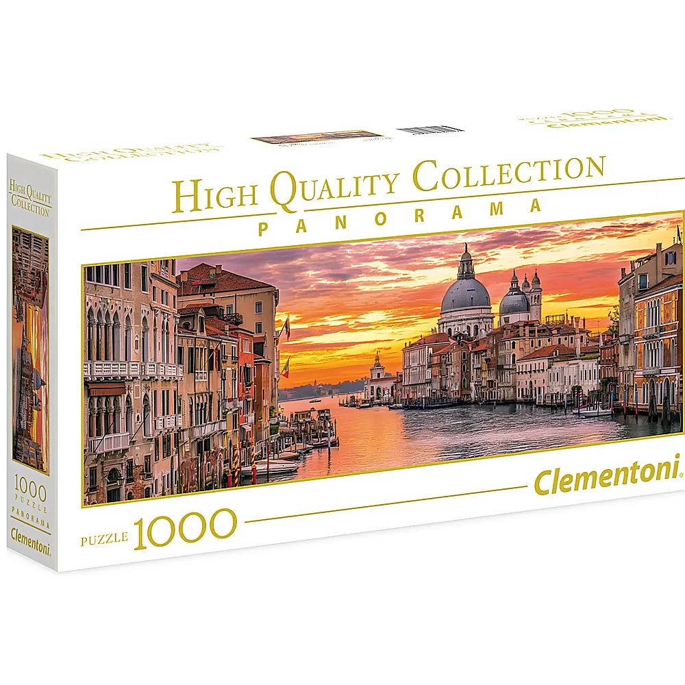 Clementoni Puzzle High Quality Collection Panorama Venedig Canale Grande 1000Teile