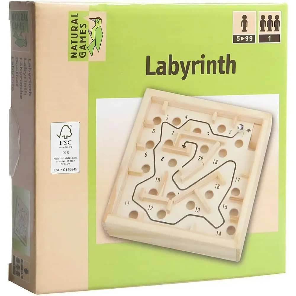 Natural Games Holz Labyrinth