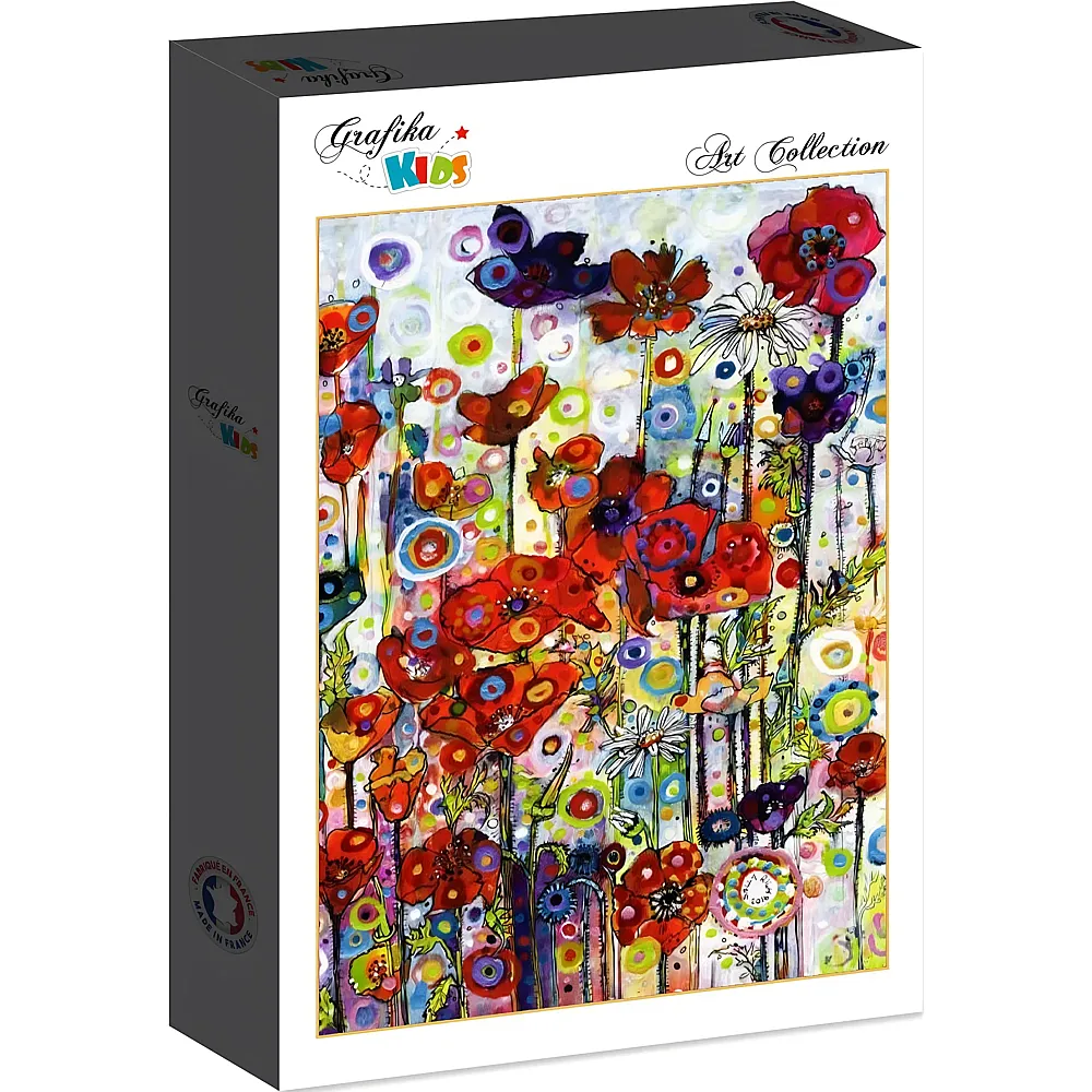 Grafika Puzzle Art Collection Grafika Kids Sally Rich - Poppies - 12 Teile