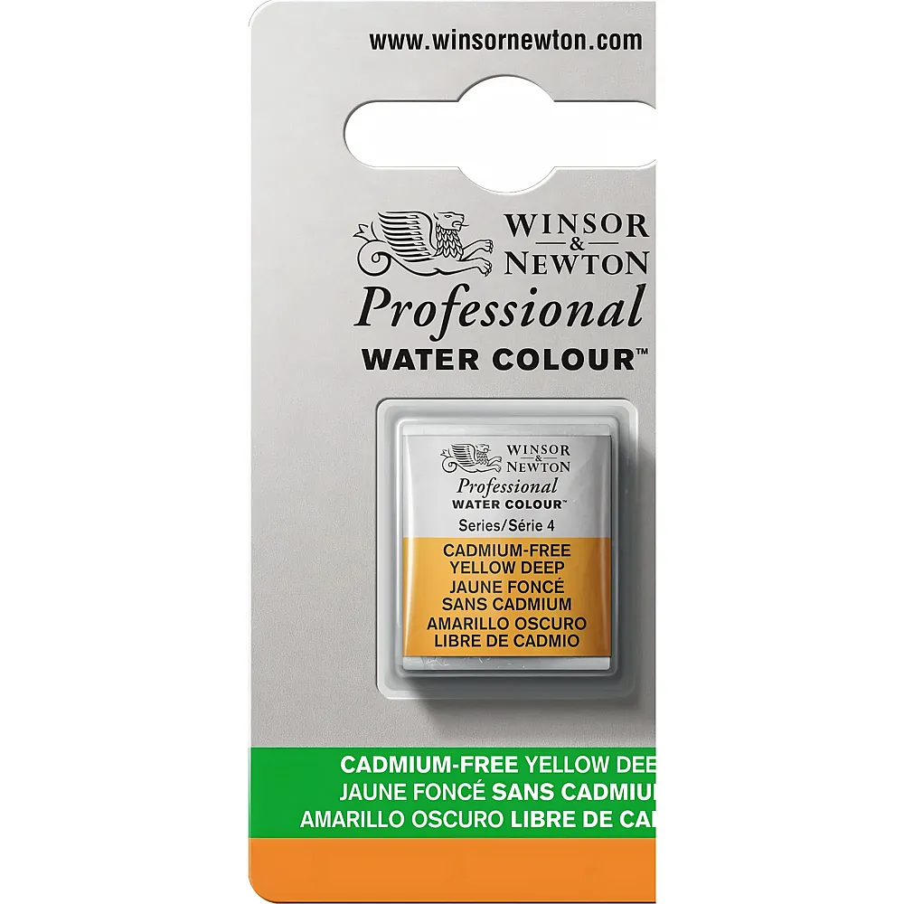meinspielzeug - Winsor & Newton W&n Prof. Water Colour 1/2 Npfchen Kadmiumfrei Gelfb Dunkel