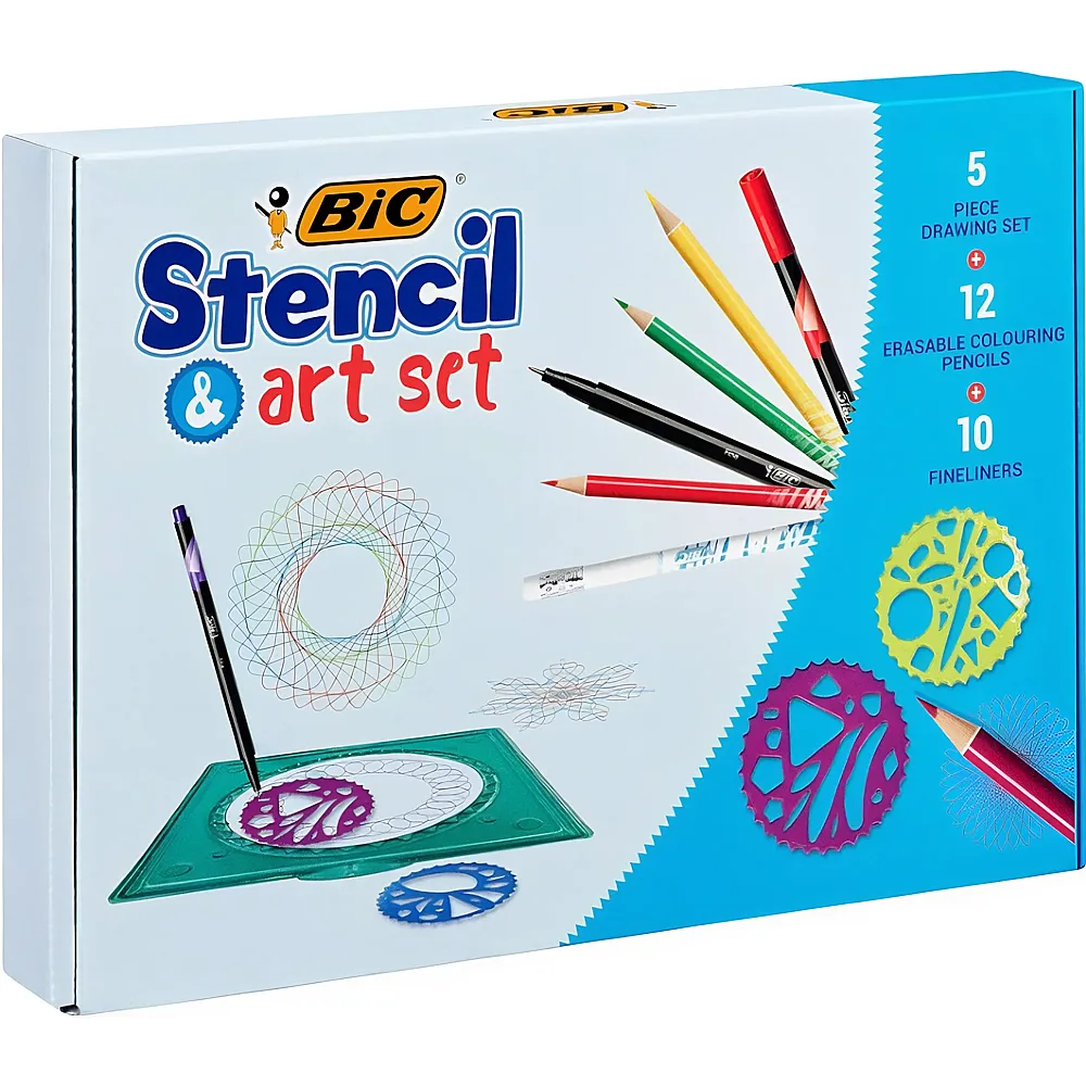 BIC Stencil Art Set