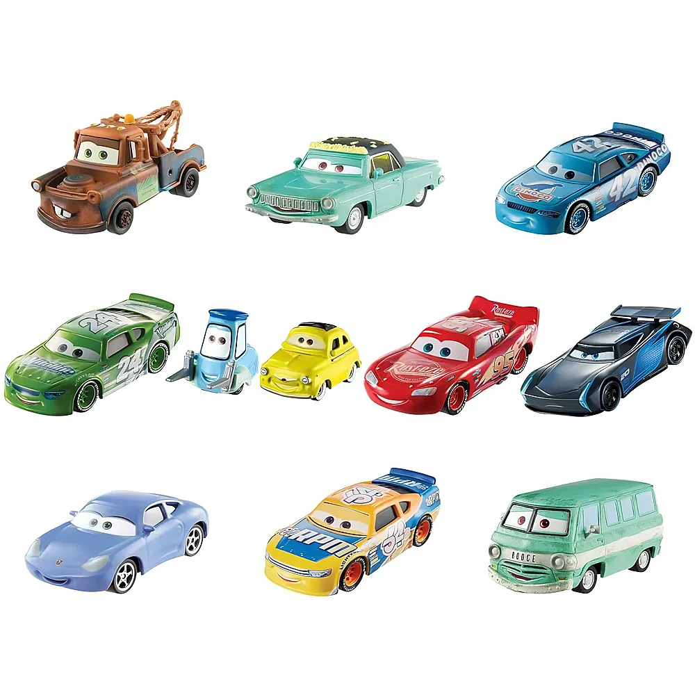 Mattel Disney Cars 10er-Pack Florida International Speedway 1:55