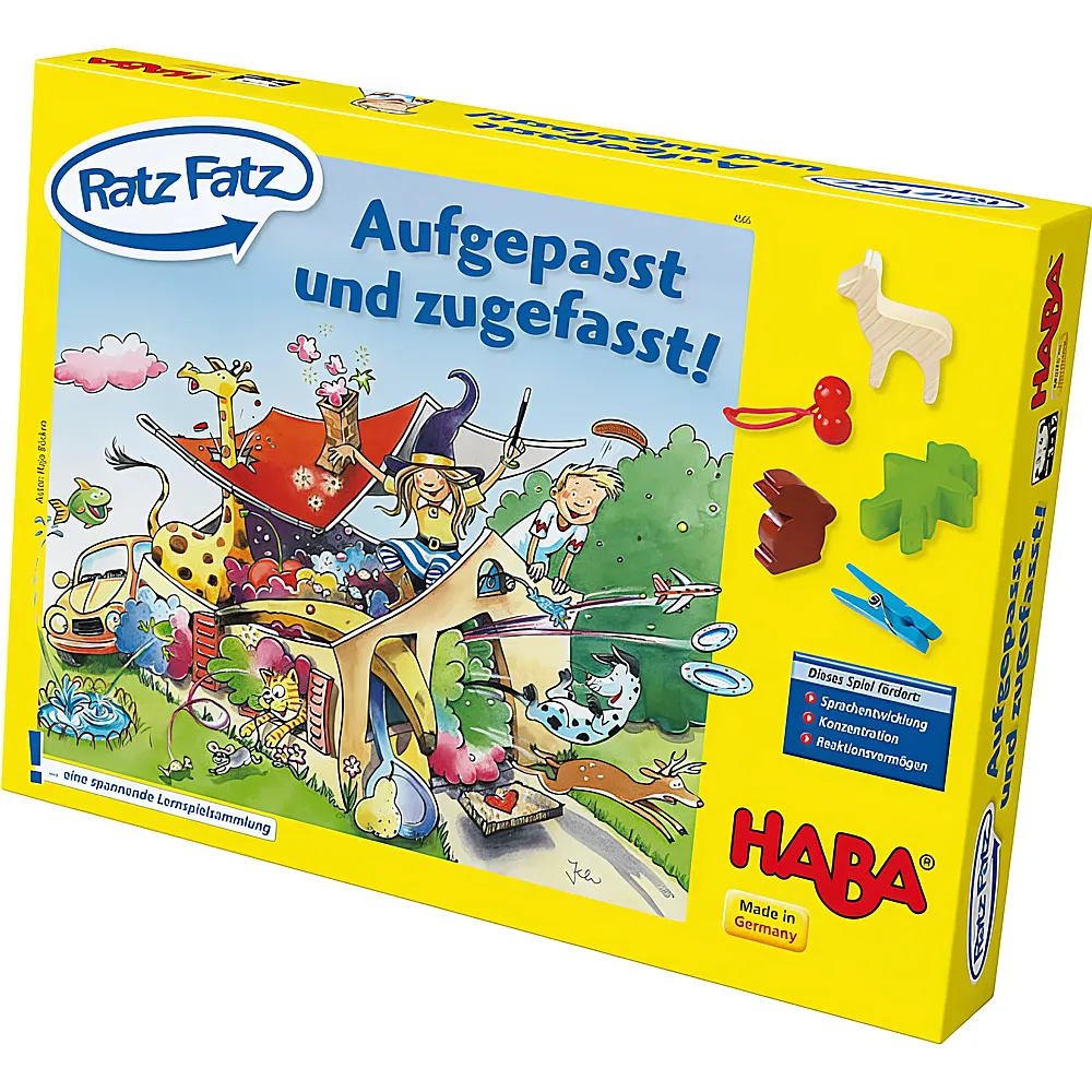 HABA Spiele Ratz-Fatz Aufgepasst und zugefasst