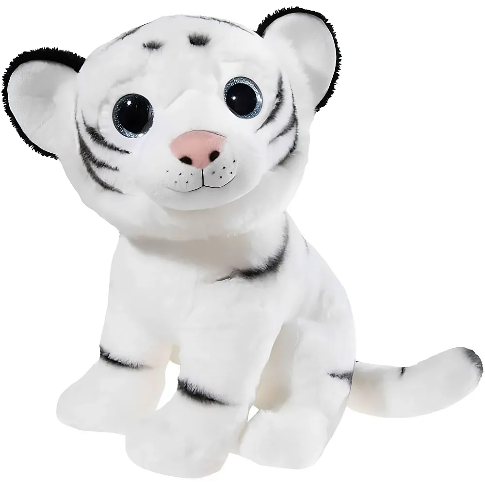 Heunec Misanimo Schneetiger mit Glitzeraugen - 45 cm - Raubkatzen Pl�sch
