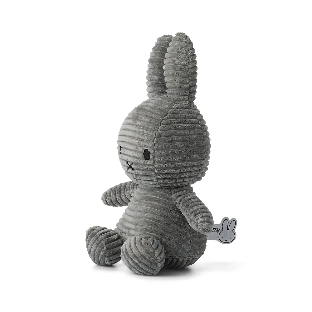 Bon Ton Toys Miffy Kordsamt Grau - 23 cm