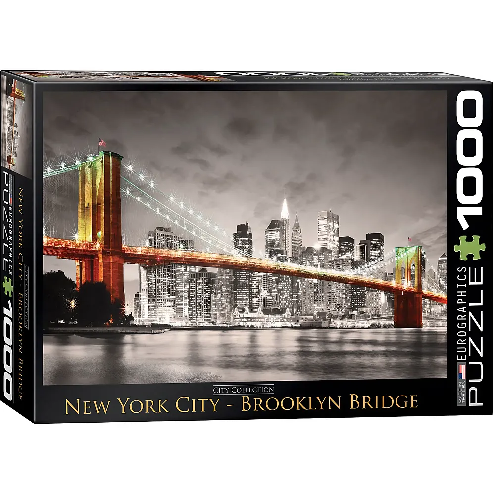 Eurographics Puzzle New York City Brooklyn Bridge 1000Teile
