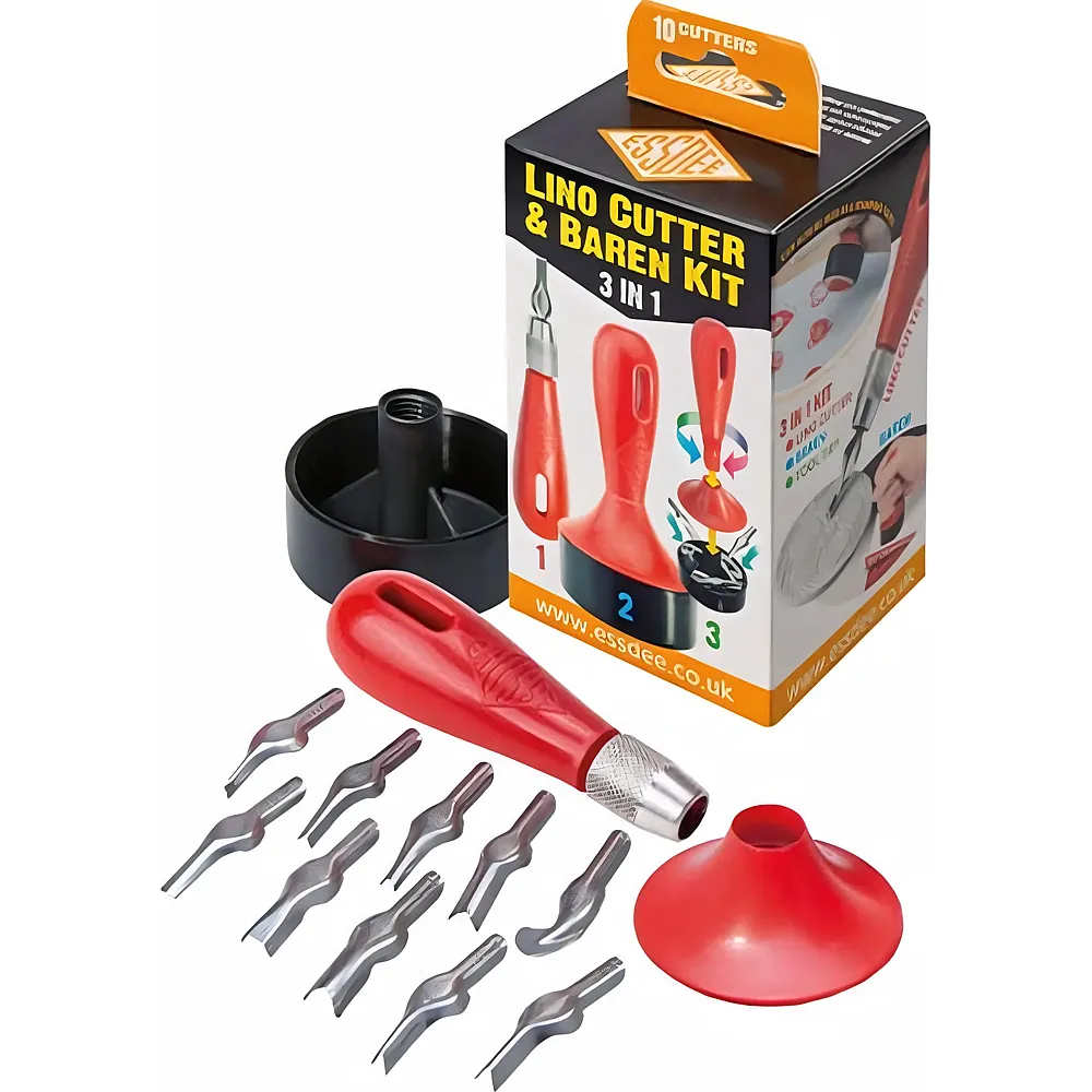 Essdee 3 IN 1-linolschnitt-set X10 Von 1 Bis 10 - Suche