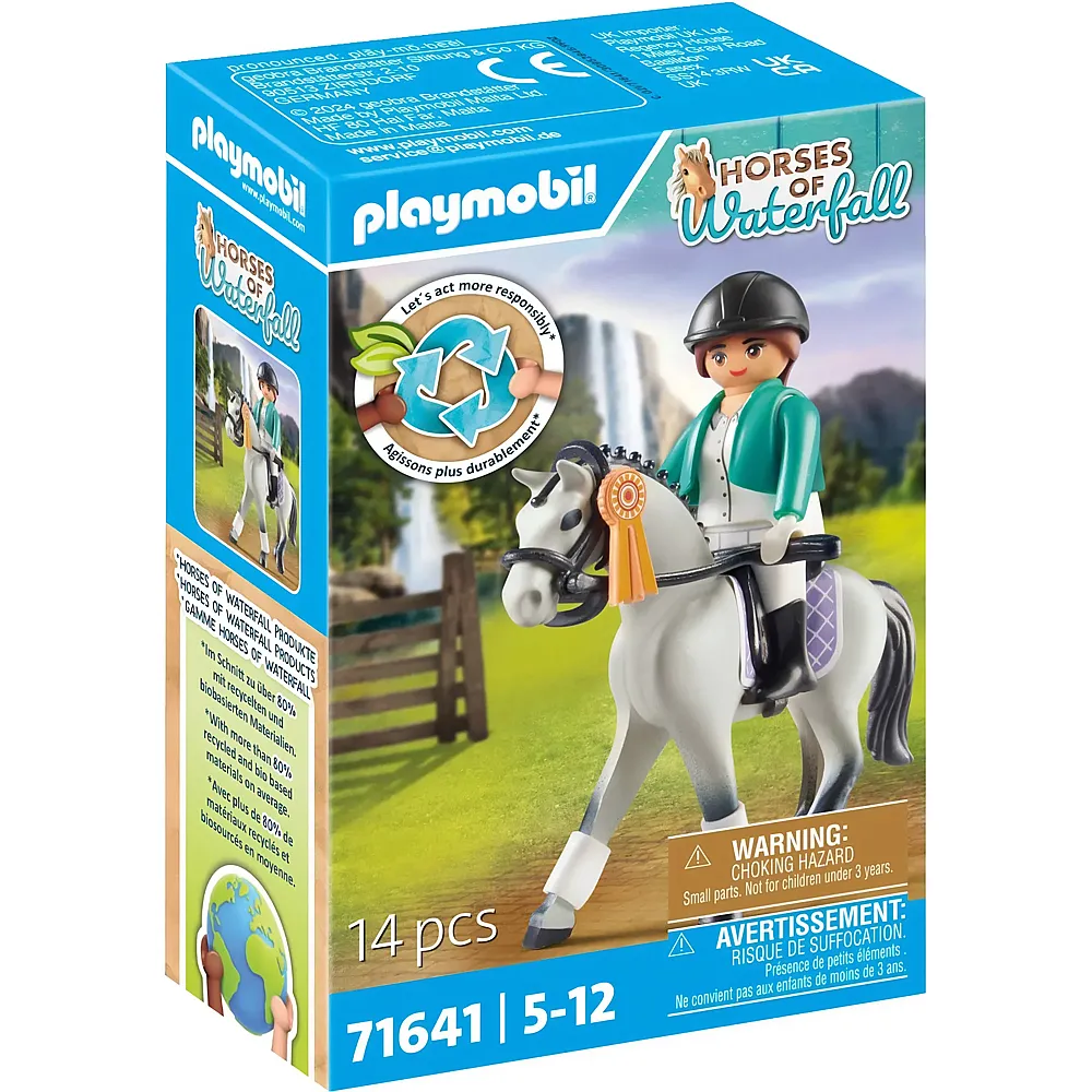 PLAYMOBIL Horses of Waterfall Turnierreiterin 71641