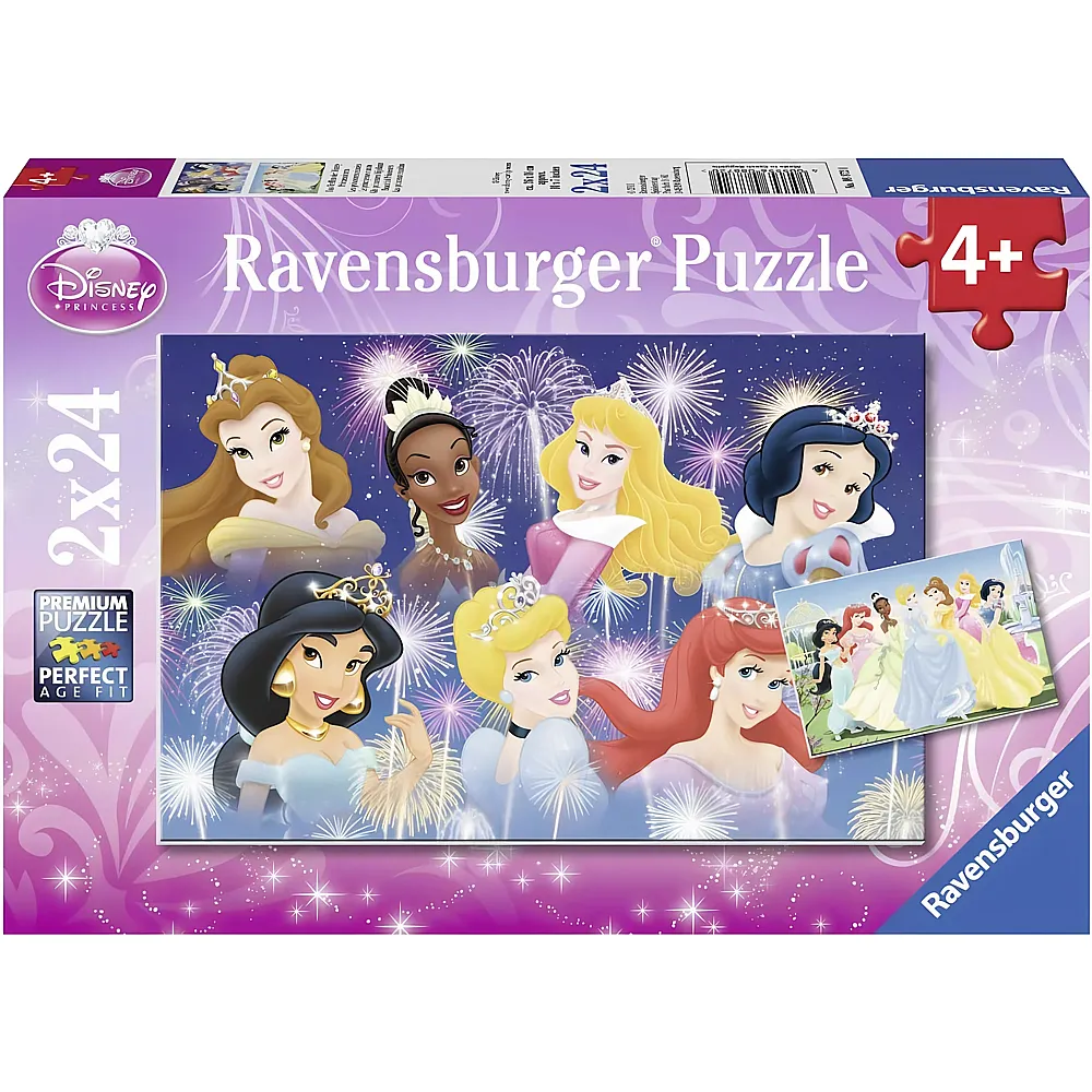 Ravensburger Puzzle Disney Princess Prinzessinnen Treffen - 24 Teile