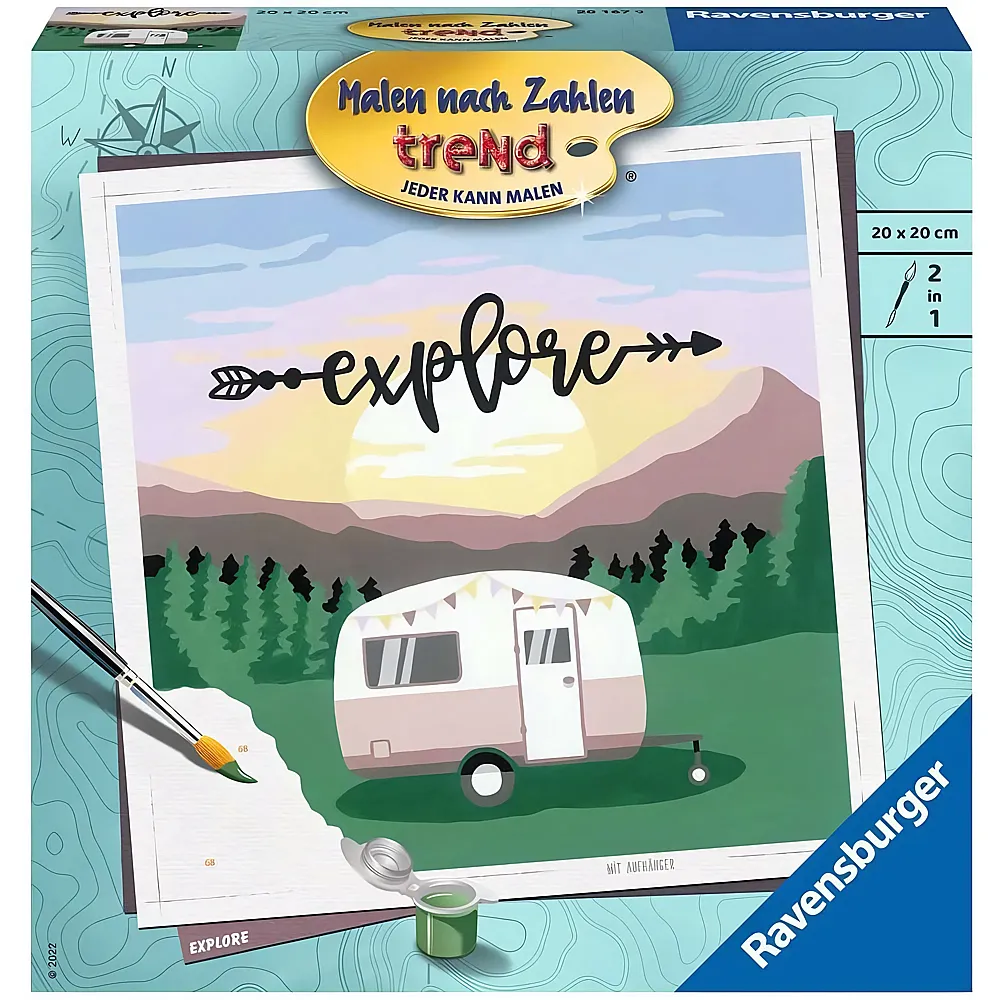 Ravensburger Malen nach Zahlen trend Explore