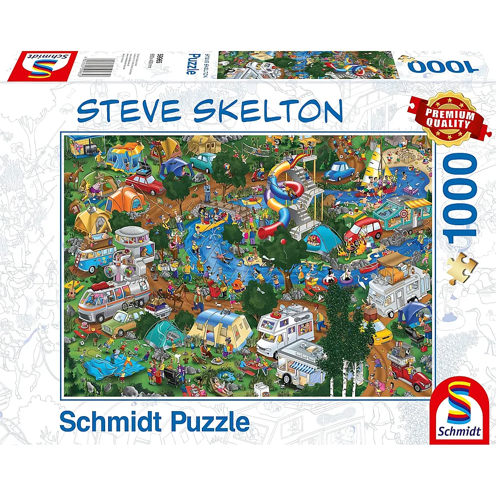 Schmidt Puzzle Steve Skelton Auszeit vom Alltag 1000Teile
