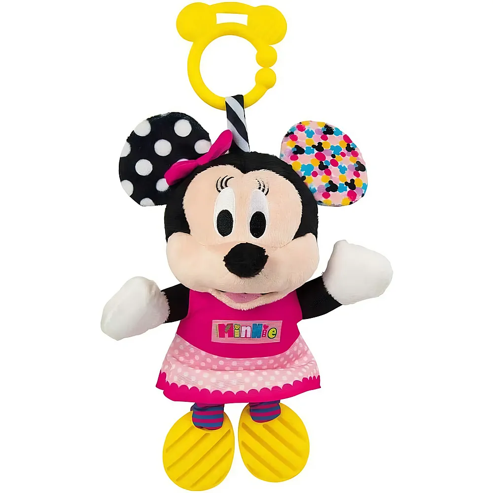 Clementoni Baby Minnie Mouse Pl�schtier mit Beissring - Erste Aktivit�ten