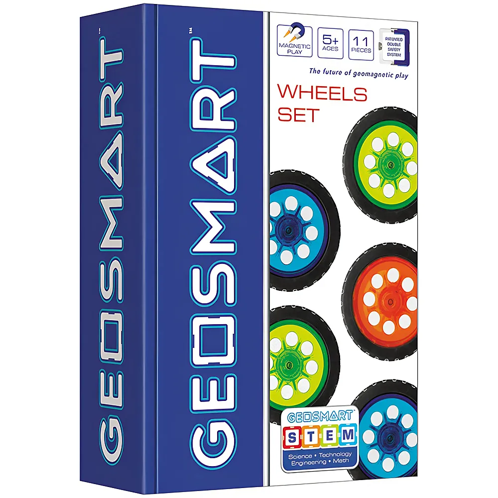 GeoSmart Geowheels Wheels Set 11Teile | Magnet-Baukasten