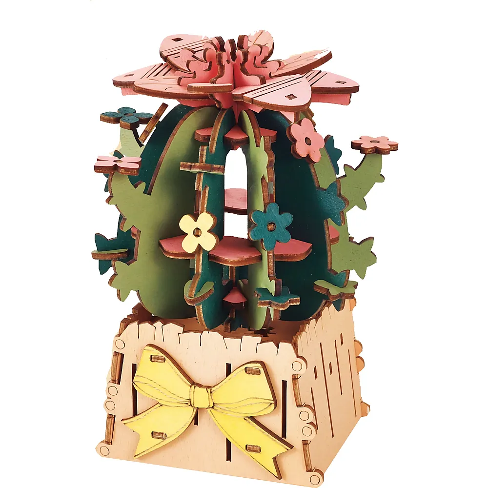 IR Toys 3D Puzzle Bois Cactus Boule 73pcs