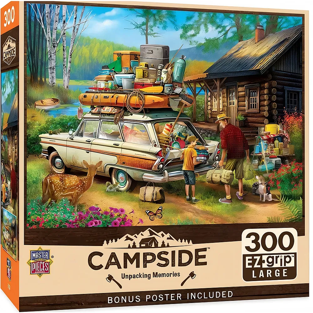 Master Pieces Puzzle Campside Erinnerungen auspacken - 300 Teile
