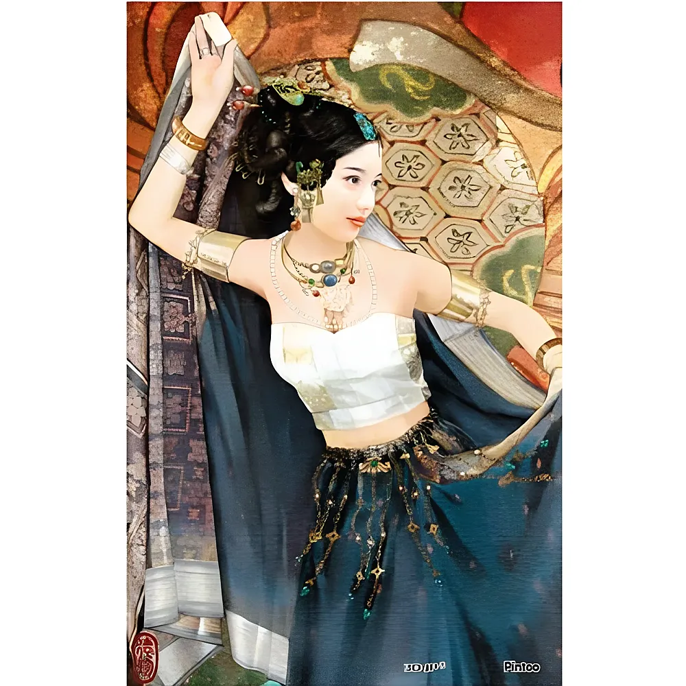 Pintoo Puzzle Plastic Puzzle - Derjen: Woman dancing 40Teile - Suche