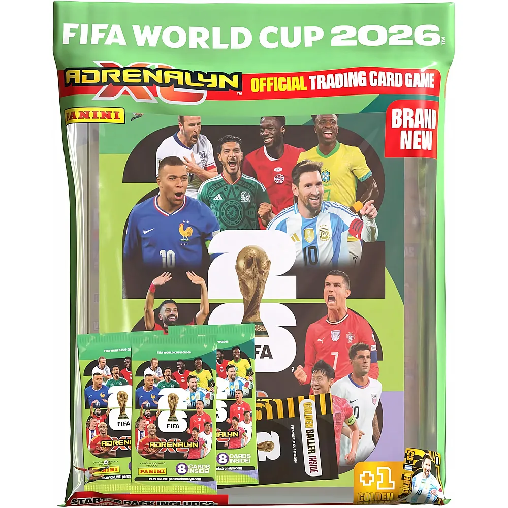 Panini Adrenalyn XL FIFA World Cup 2026 Starter Pack