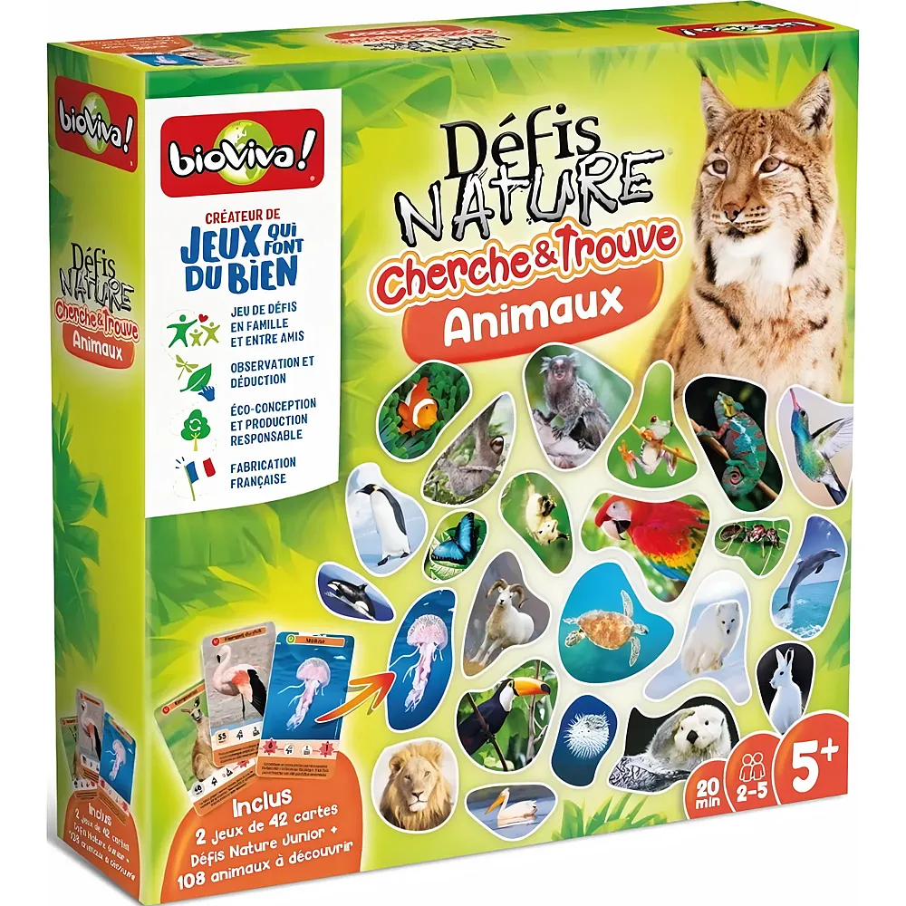 Bioviva D�fis Nature Defis Nature Cherche&trouve Les Animaux FR