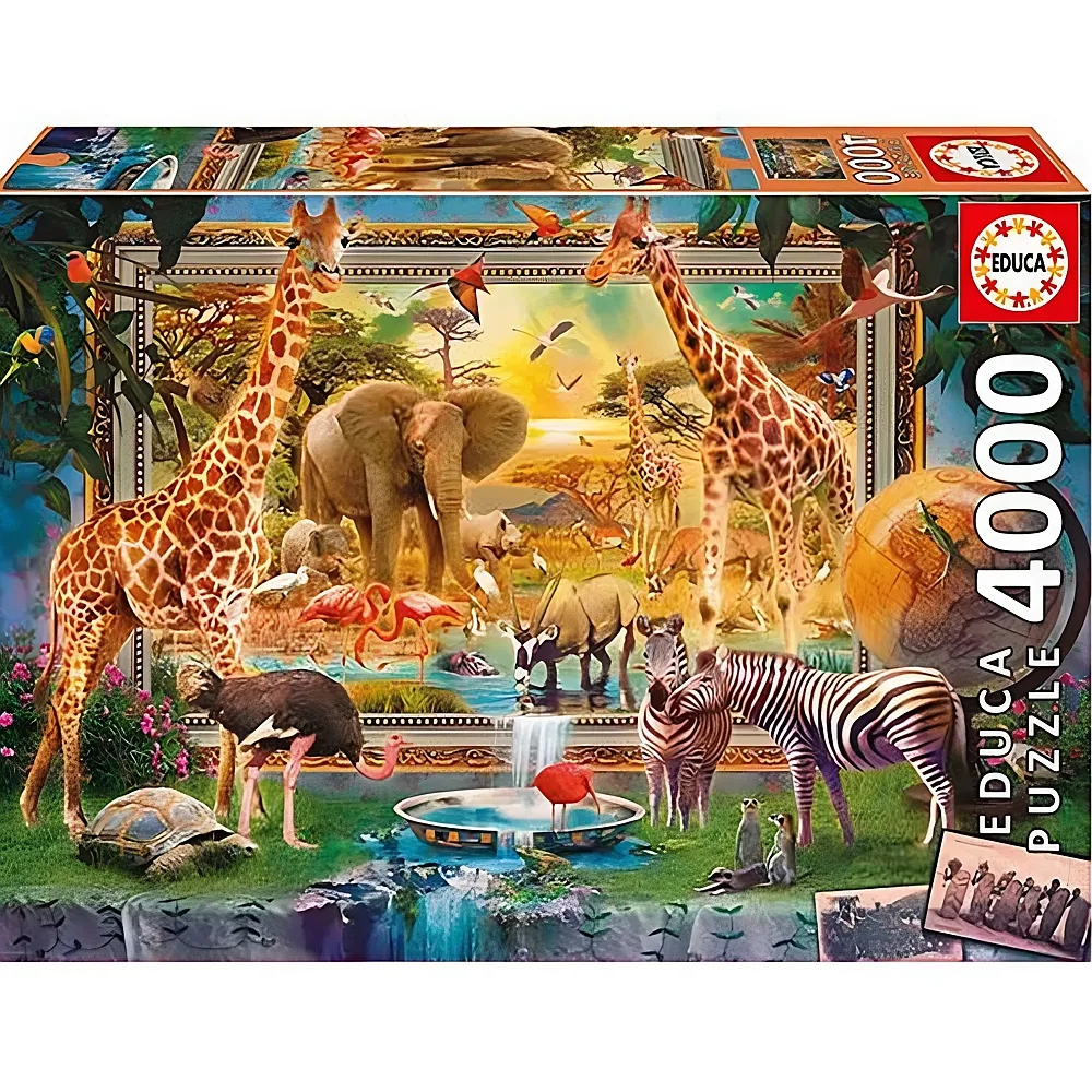 Educa Puzzle Die Savanne erwacht 4000Teile