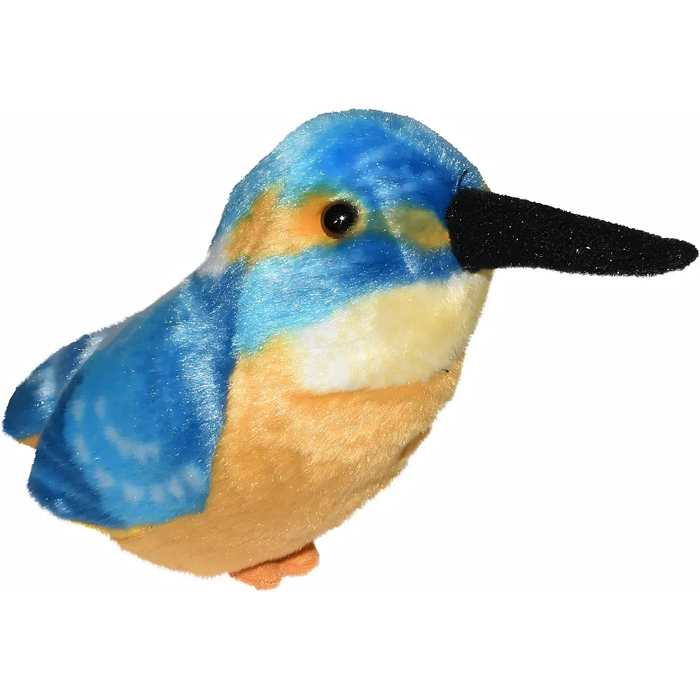 Wild Republic Birds Eisvogel mit Vogelrufen - 18 cm | V�gel Pl�sch