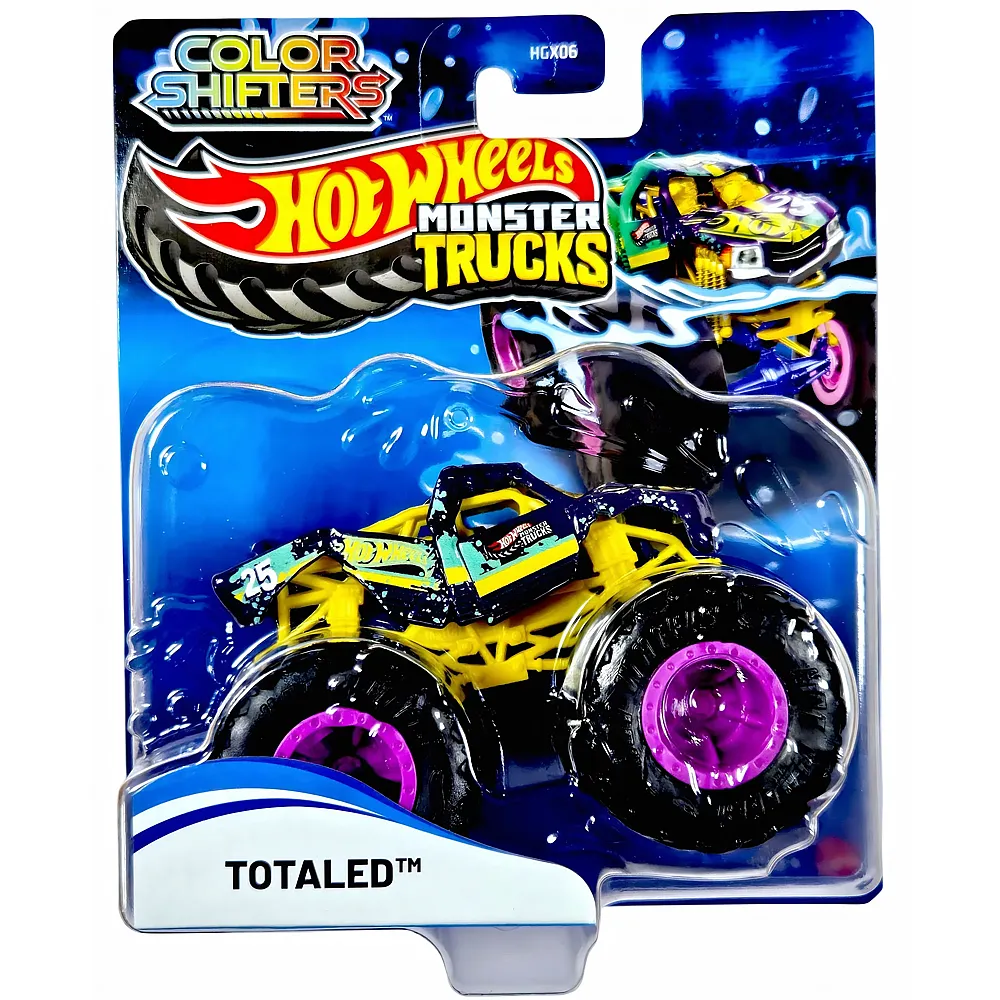 Hot Wheels Monster Trucks Color Shifters Totaled - 1:64 - Autos