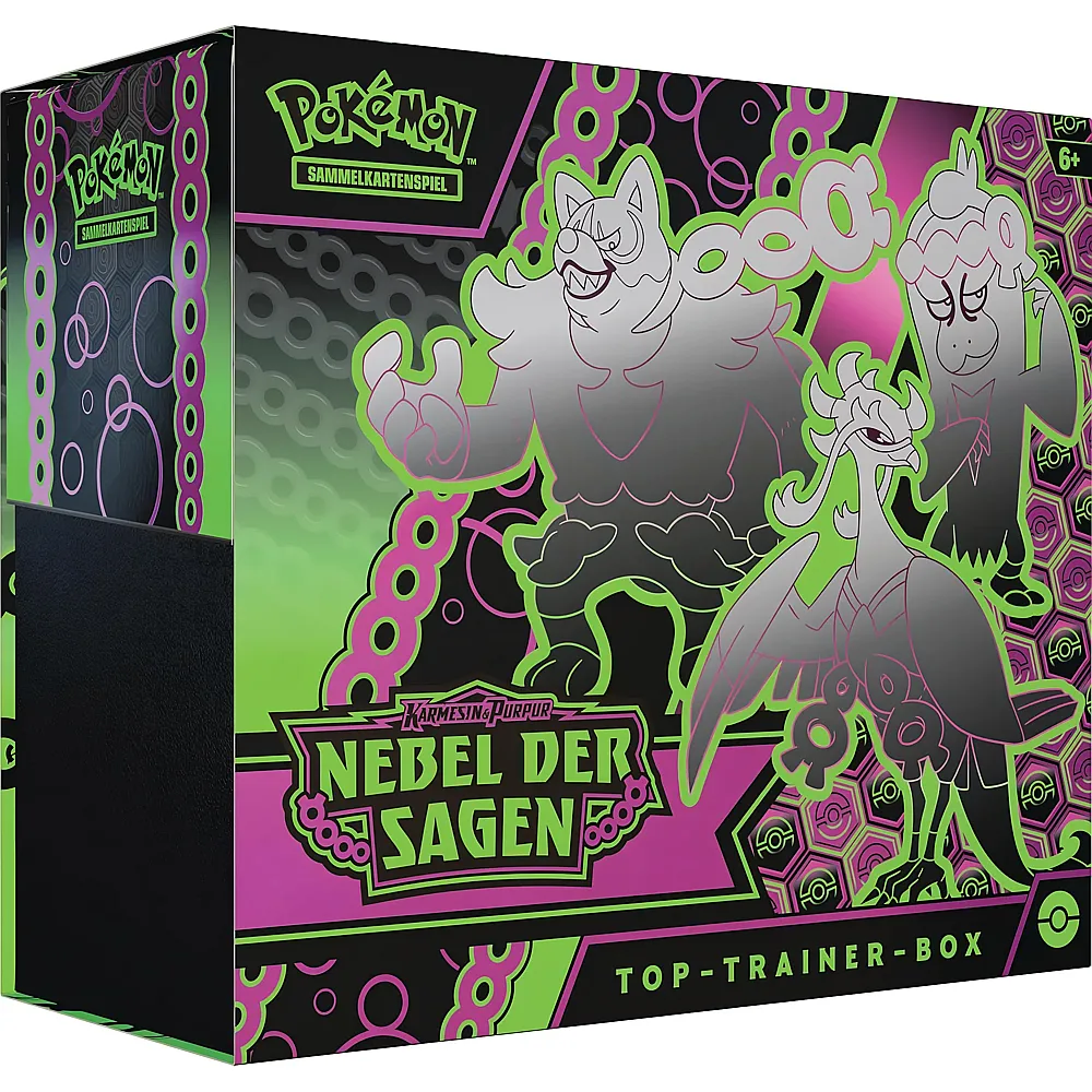 Pok�mon TCG Karmesin & Purpur Pok�mon Top-Trainer-Box Nebel der Sagen - Deutsch