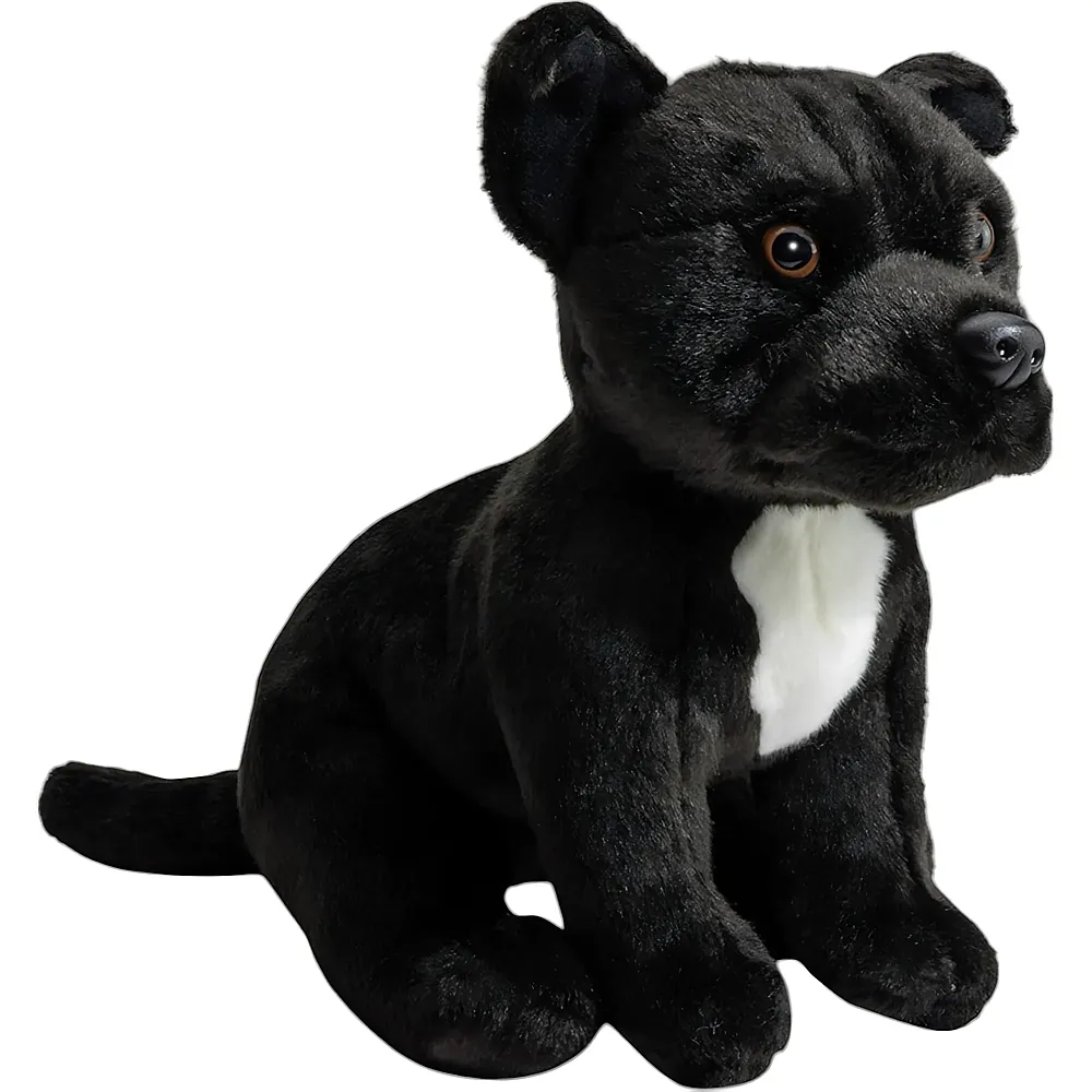 Carl Dick Stafford Bullterrier Schwarz - 32 cm | Hunde Pl�sch