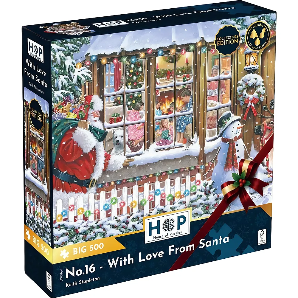 HOP - House of Puzzles No.16 - With Love From Santa 500Teile