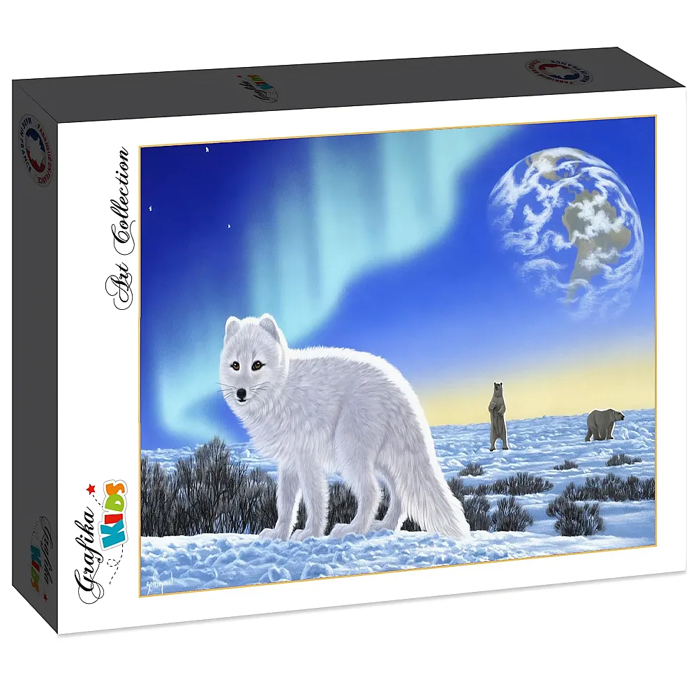 Grafika Puzzle Art Collection William Schimmel Grafika Kids Artic Fox - 12 Teile