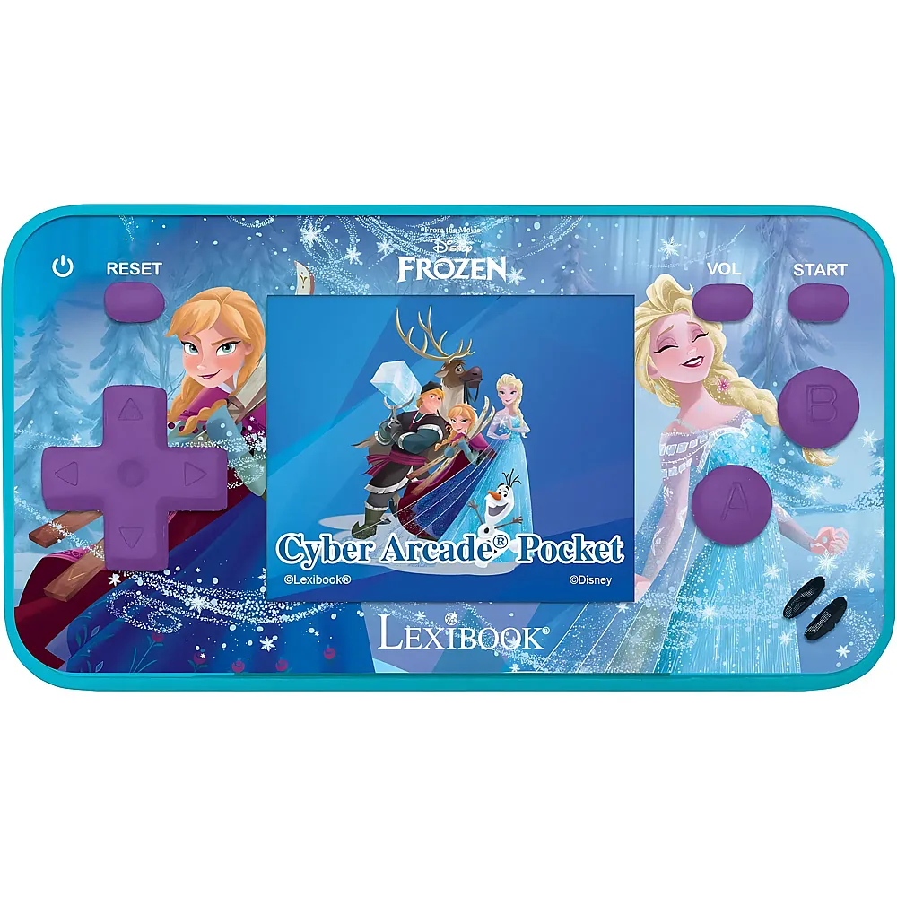 Lexibook Disney Frozen Cyber Arcade Tragbare Spielkonsole