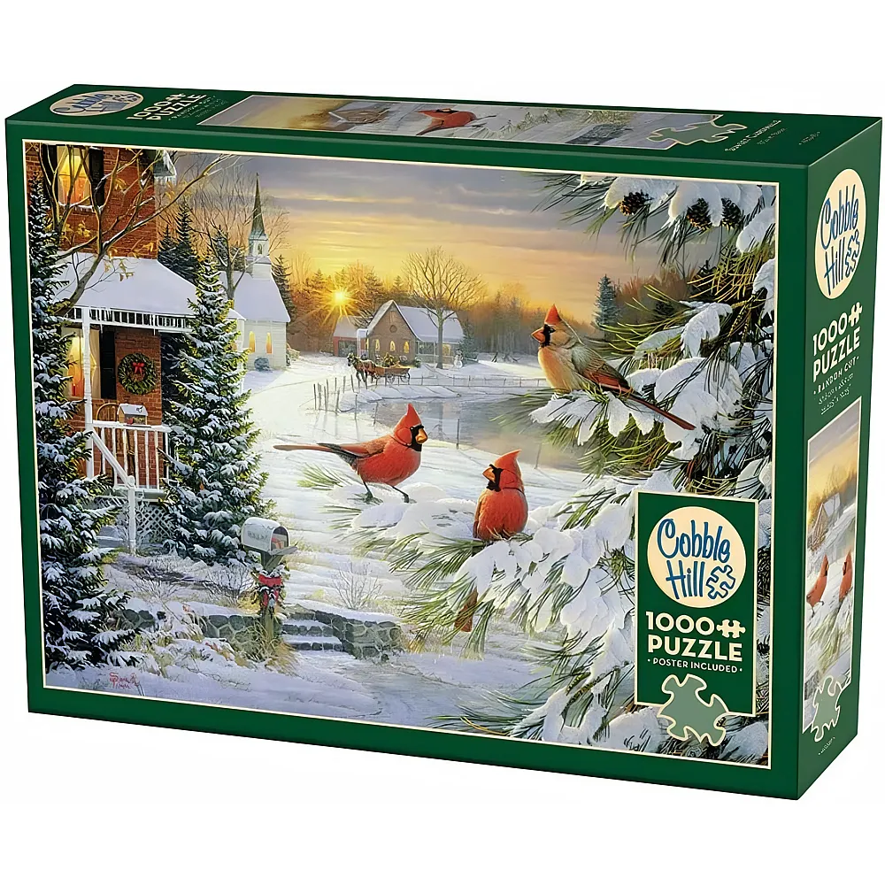 Cobble Hill Puzzle Sunset Cardinals - 1000 Teile