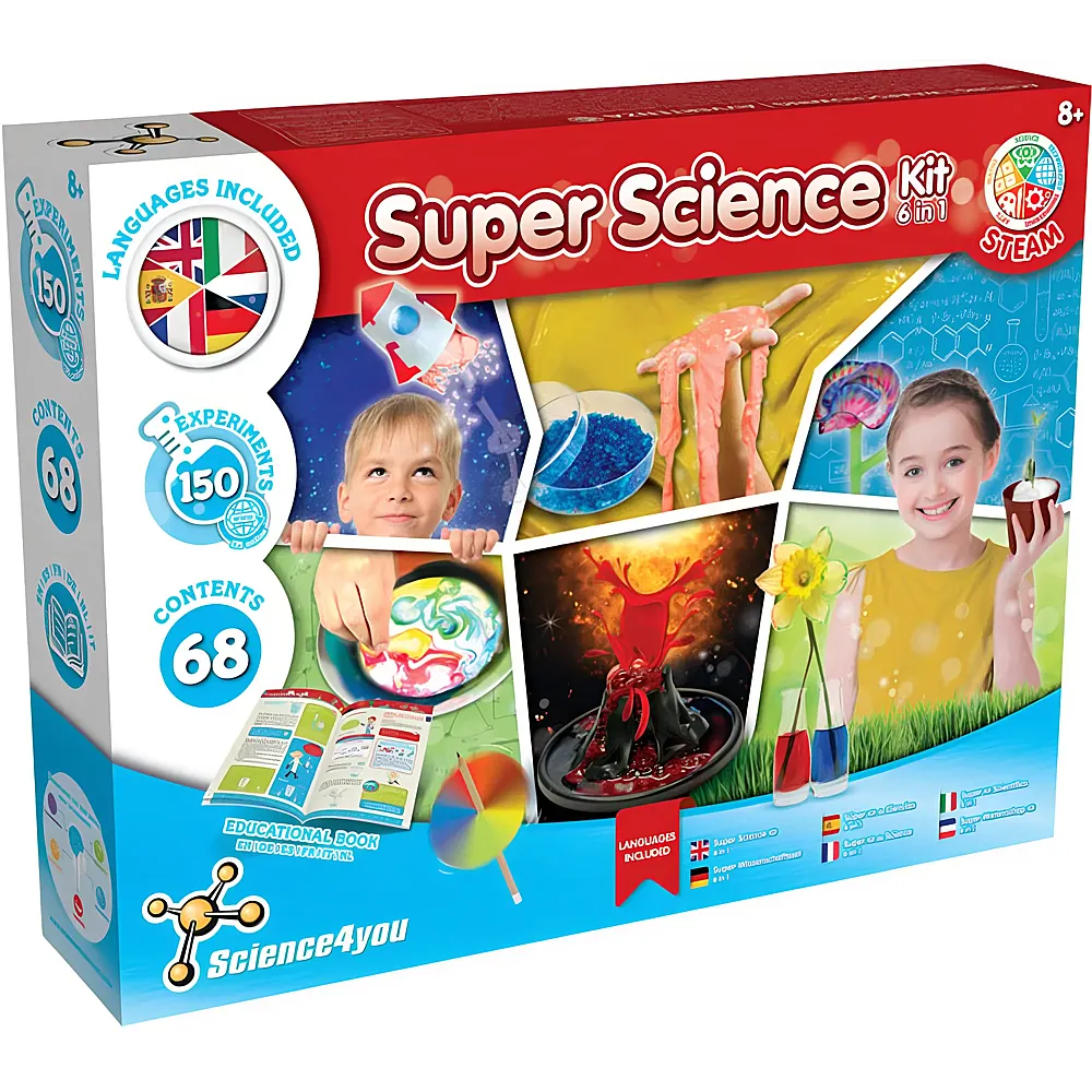 Science4you Super Science Kit 6in1