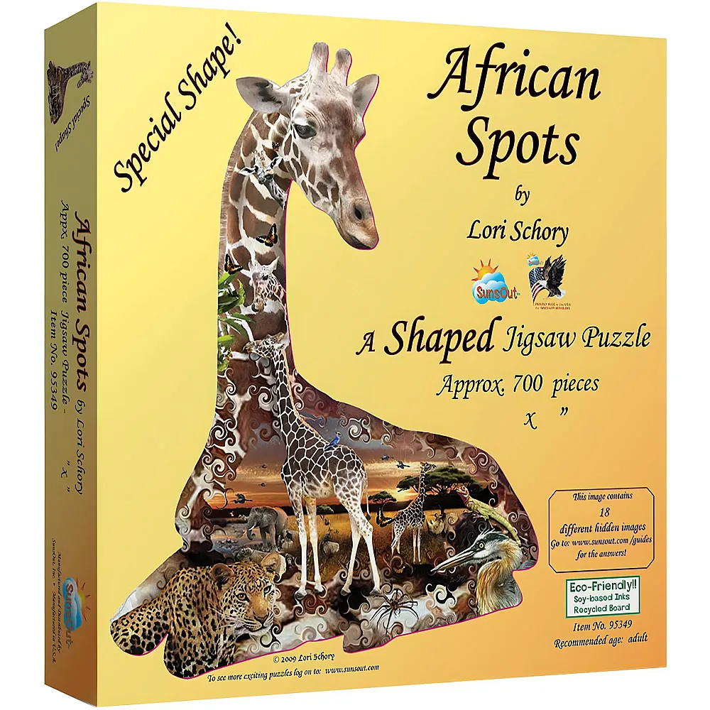 SunsOut Puzzle Lori Schory African Spots 700Teile