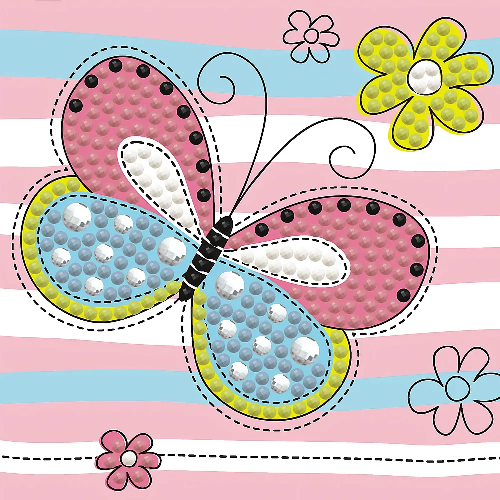 Diamond Dotz Diamond Painting Mini Schmetterling
