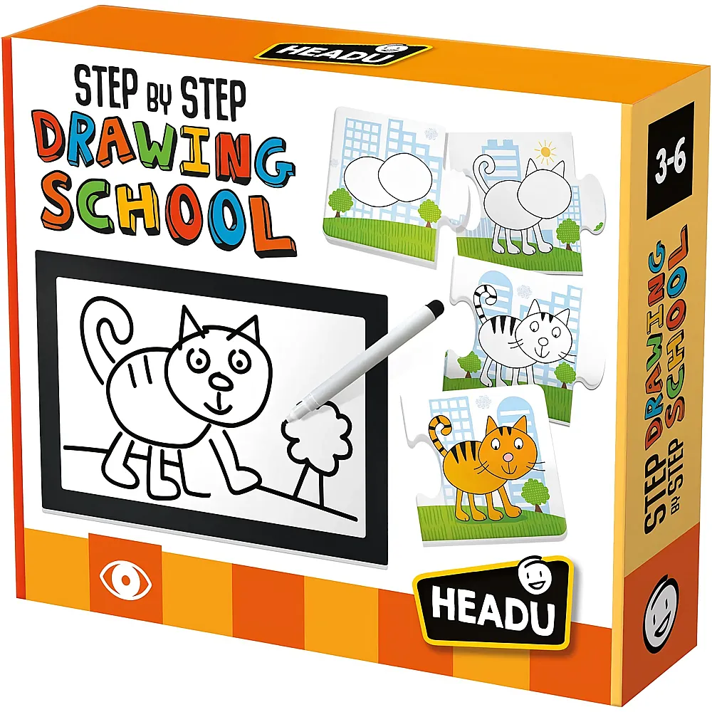 Headu Step by Step Drawing School 3-6 Jahre
