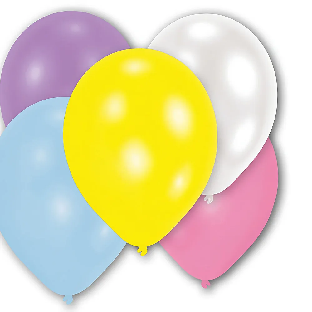 Amscan Ballone Perlmutt 10Teile | Kindergeburtstag