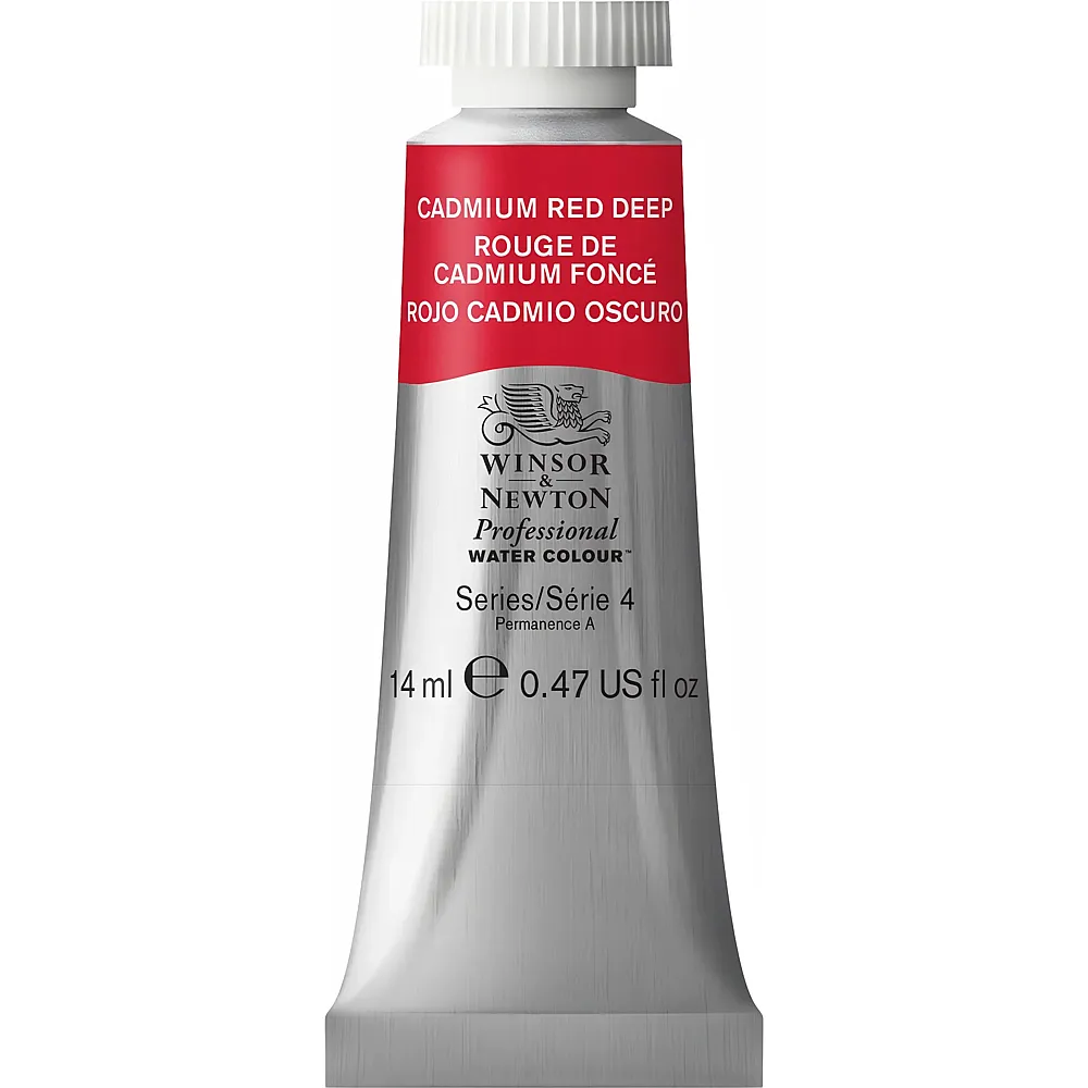 meinspielzeug - Winsor & Newton W&n Prof. Water Colour 14ml Tube Kadmiumrot Dunkel