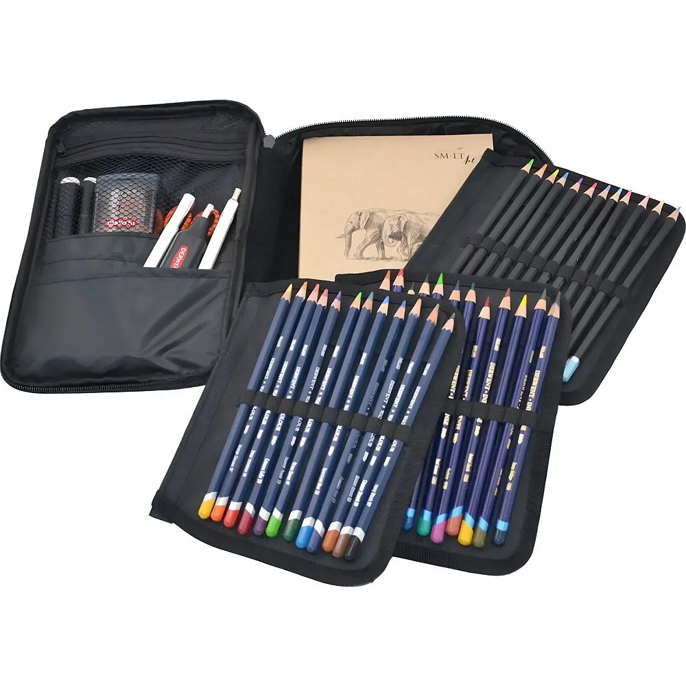 Graph'it Art & GO LA Mallette Art Compagnon Pour 72 Crayons