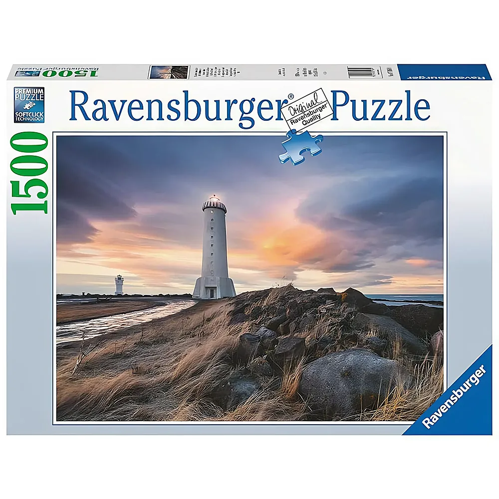 Ravensburger Puzzle Leuchtturm von Akranes, Island 1500Teile