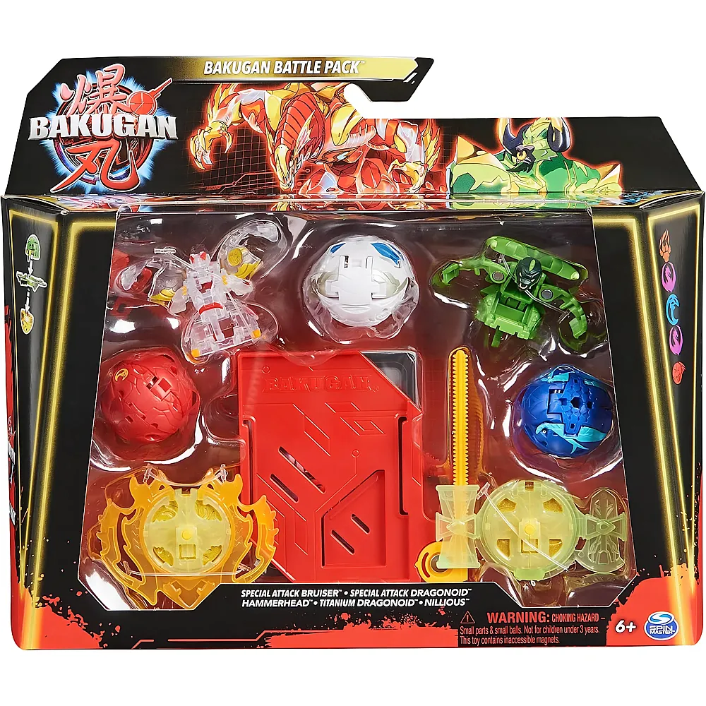 Spin Master Bakugan 3.0 Battle Pack mit 5 B�llen