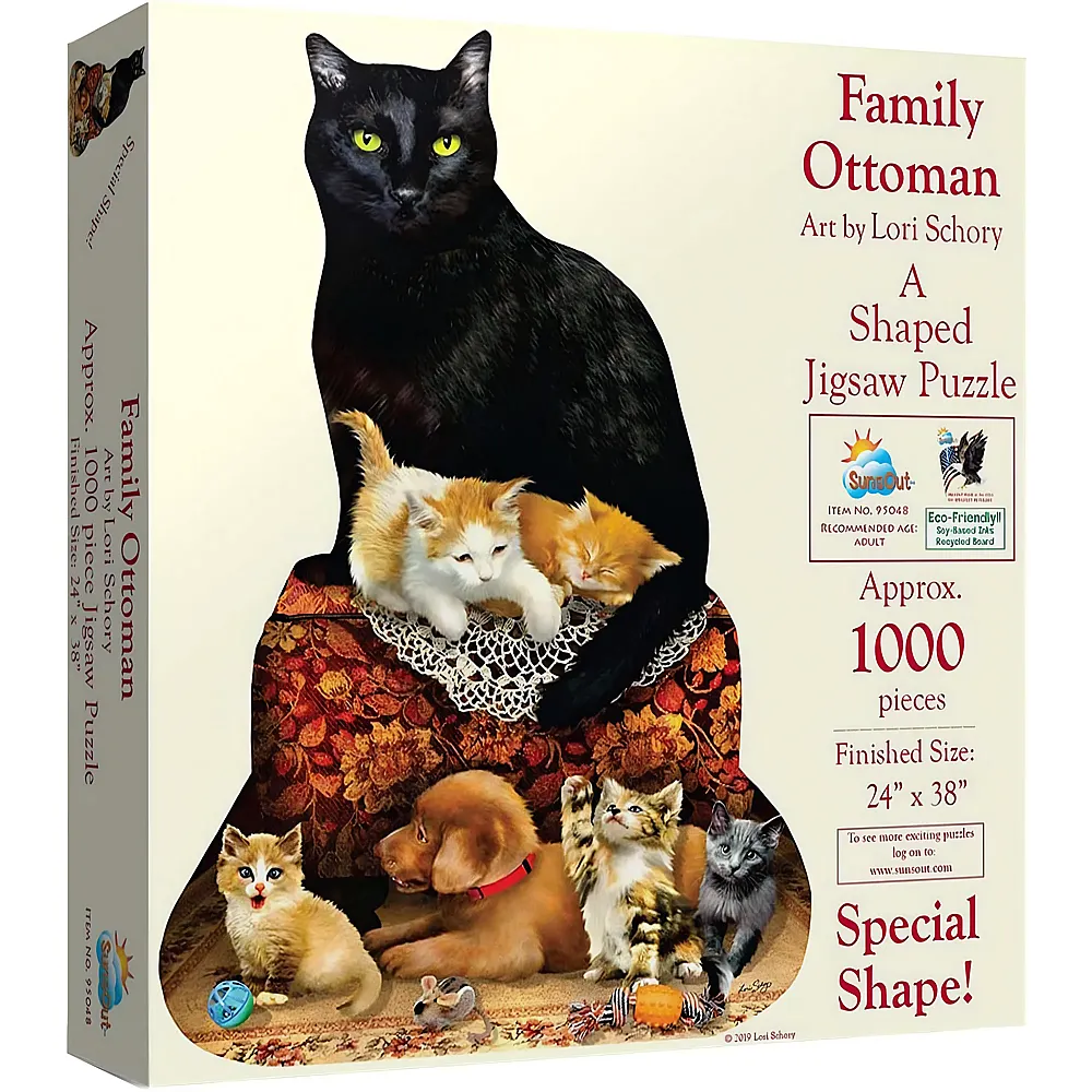 SunsOut Puzzle Lori Schory Family Ottoman 1000Teile
