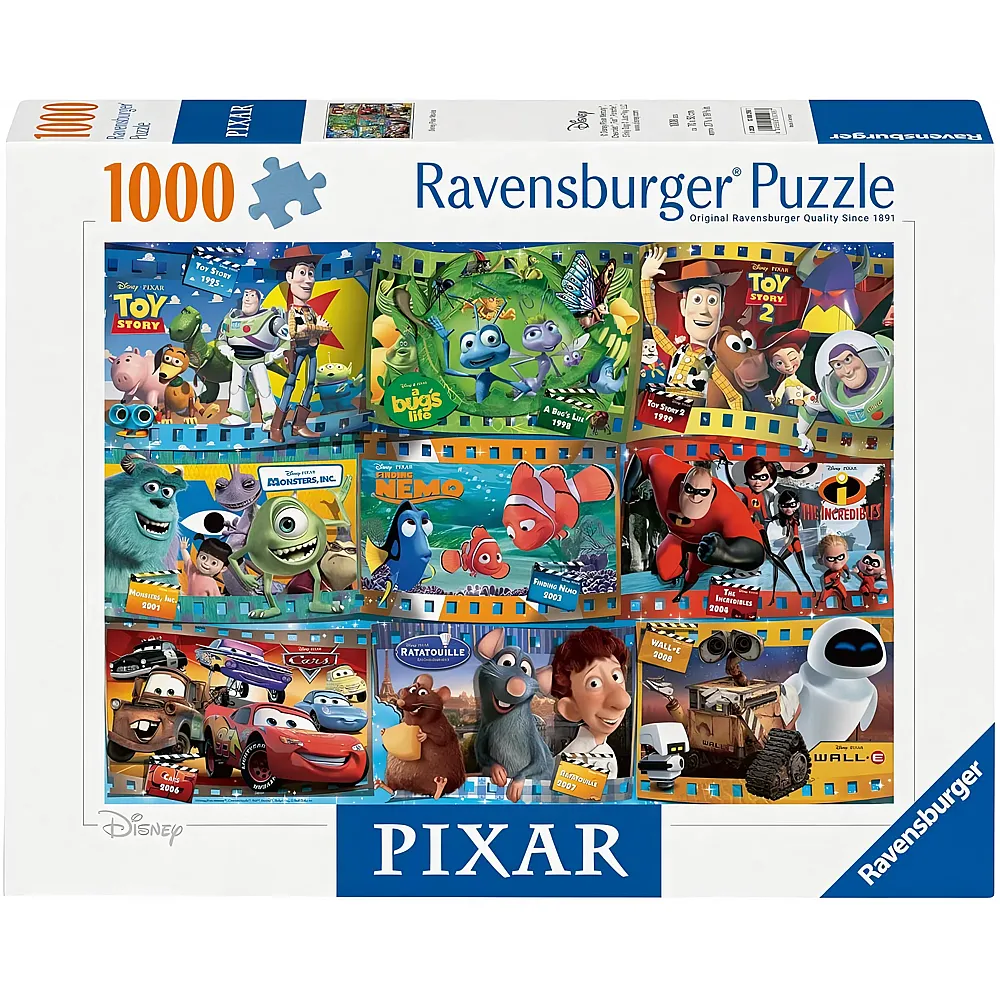 Ravensburger Puzzle Disney Pixar Filme - 1000 Teile