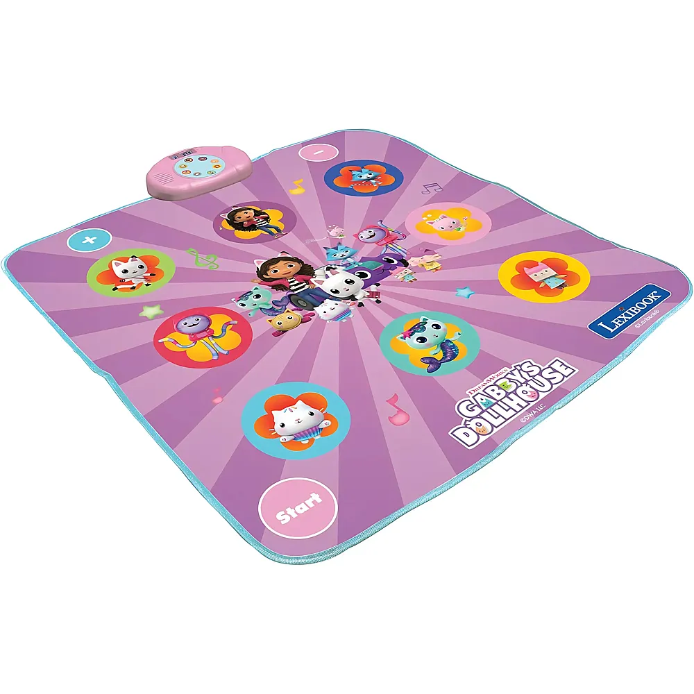 Lexibook Gabby's Dollhouse Tanzteppich Gabby mit 6 Spielmodi
