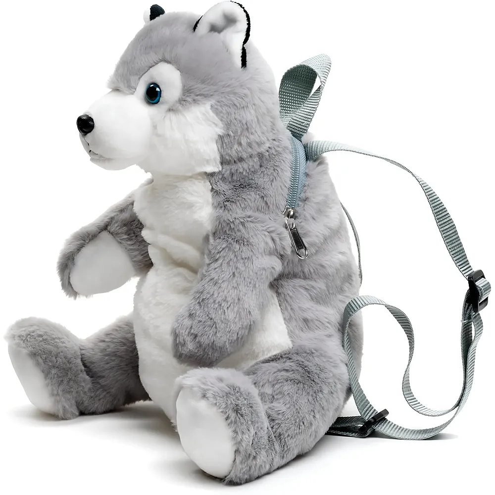 Unitoys Pl�sch-Rucksack Husky - 35 cm