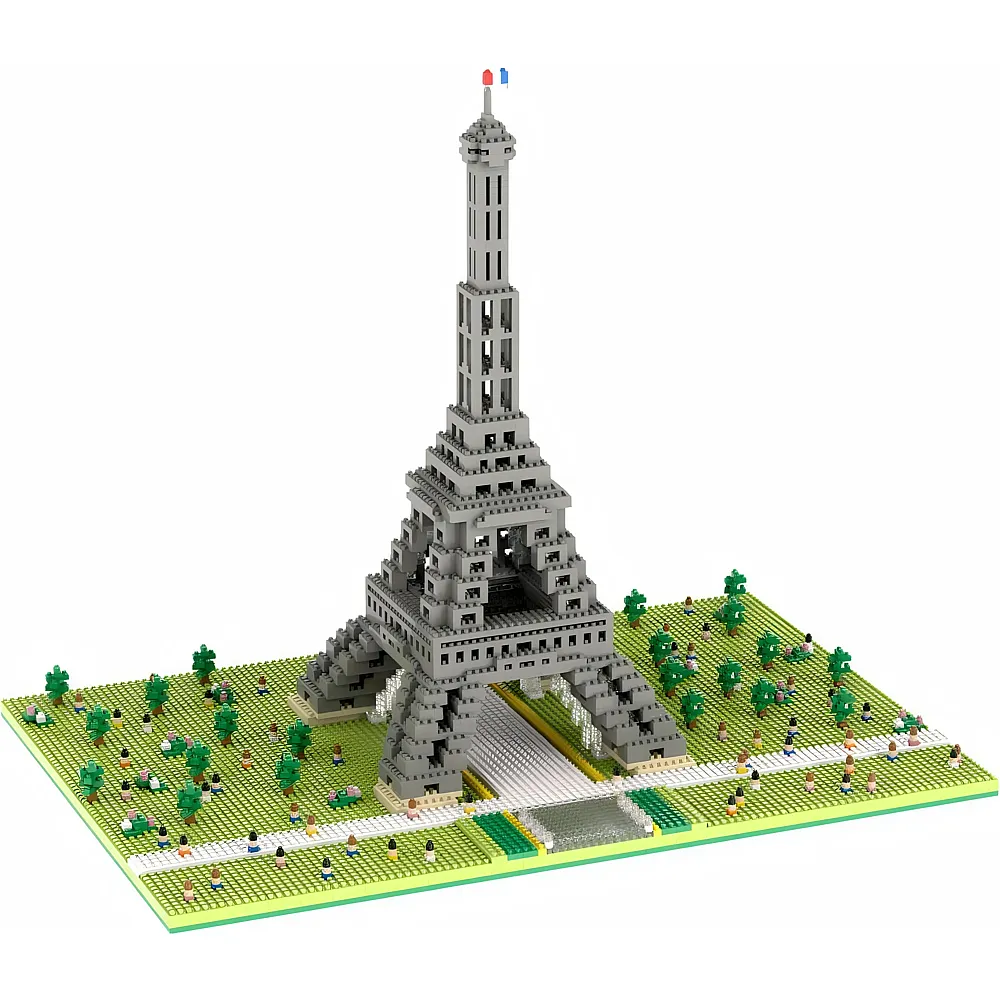 meinspielzeug - Brixies Eiffelturm - 2814 Teile | Nano-Bausteine