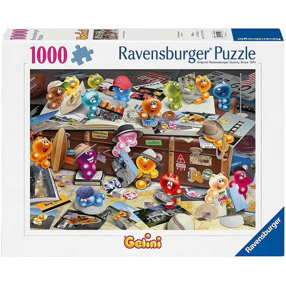 Ravensburger Puzzle Gelini German Tourist 1000Teile