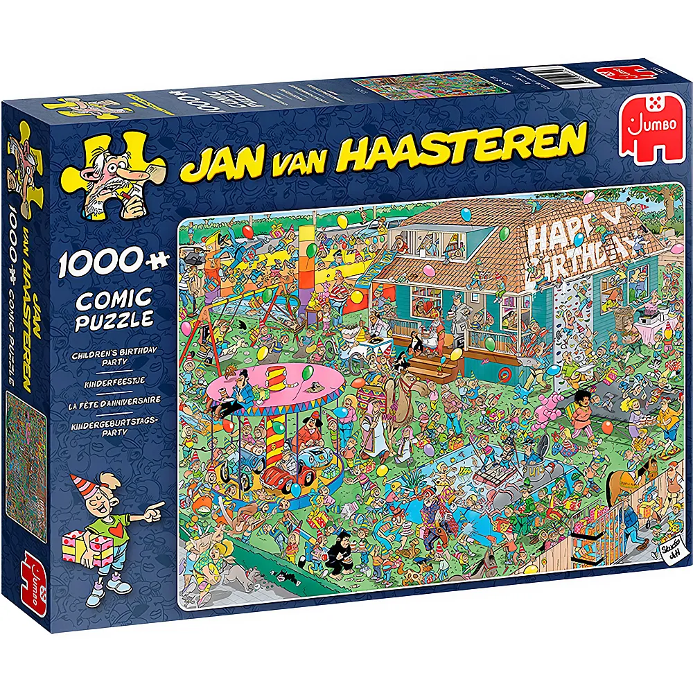 Jumbo Puzzle Jan van Haasteren Kinder-Geburtstagsparty 1000Teile